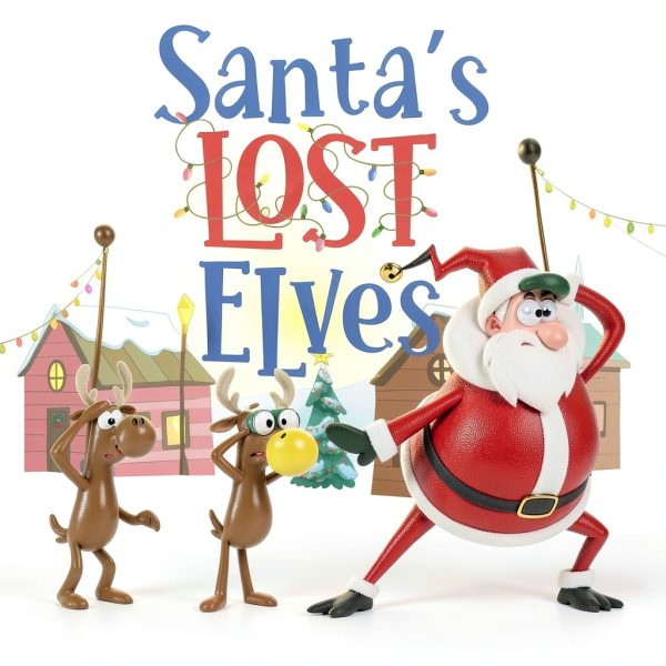 Santa's Lost: A Children's Cartoon Book for Kids 4-8 Years-0
