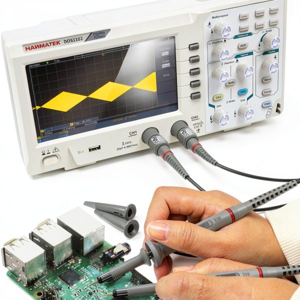 HANMATEK HM5100 100MHz Oscilloscope Probe with 1x/10x Switch and-4