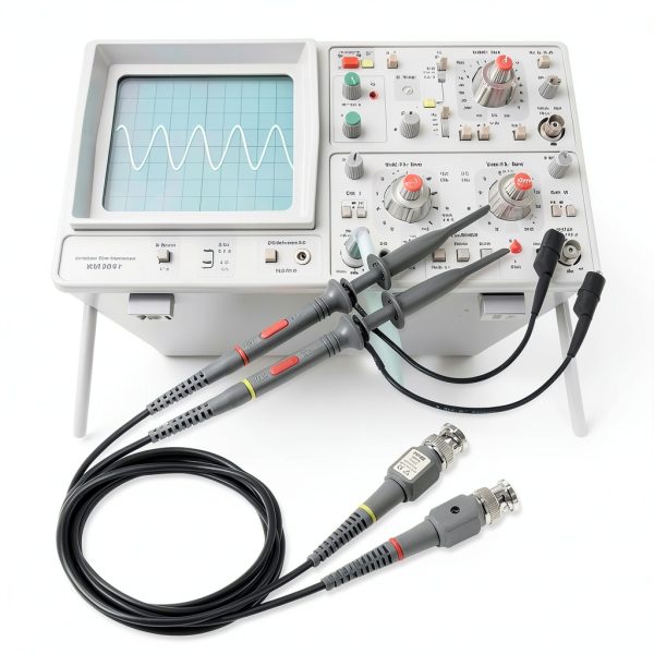 Universal Oscilloscope Probe Thsinde 100MHz Grey 2‑Piece Kit with BNC-3