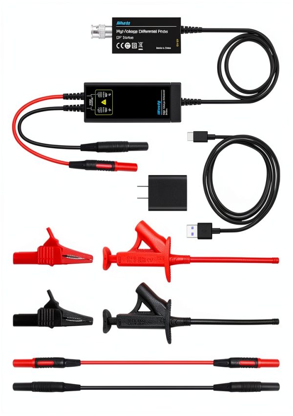 Micsig 700V 100MHz Voltage Differential Probe 10X/100X Oscilloscope-2