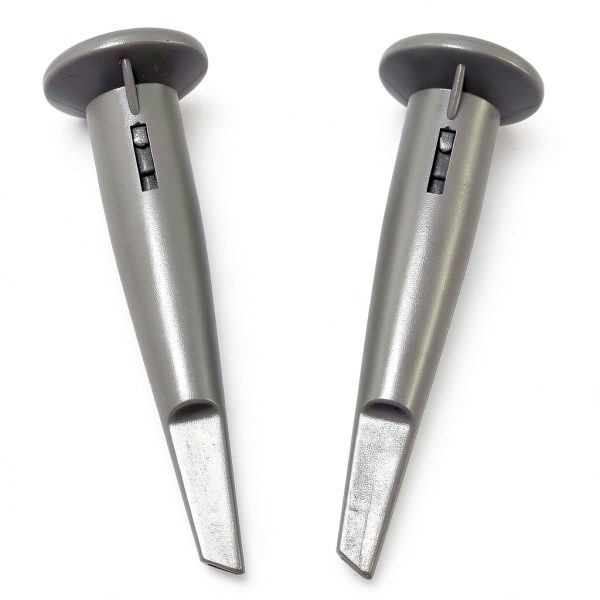 Oscilloscope Probe Cap RLECS Universal Gray Hook Protective 2pcs-3