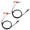 Probe Oscilloscope Machine Test Lead Testing Hook Bnc to Dual Testing Hook 2Pcs Dual Testing Hook Coax Cable Probe Oscilloscope Machine for Oscilloscope-7