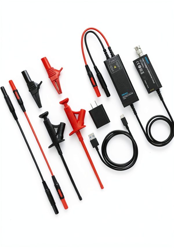 Micsig 700V 100MHz Voltage Differential Probe 10X/100X Oscilloscope-3