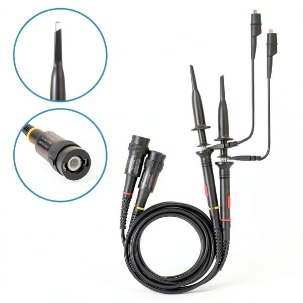 200MHz Oscilloscope Probe Clip BNC to Grabber Proster P2200 Black-5