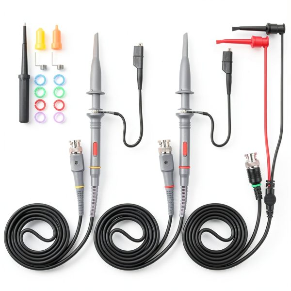200MHz Oscilloscope Probe Clip BNC to Grabber Proster P2200 Black-0