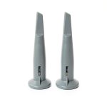 Oscilloscope Probe Cap RLECS Universal Gray Hook Protective 2pcs-0