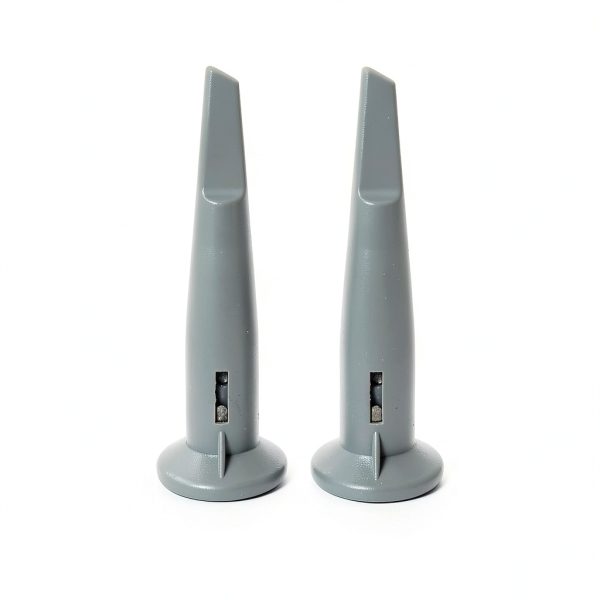 Oscilloscope Probe Cap RLECS Universal Gray Hook Protective 2pcs-0