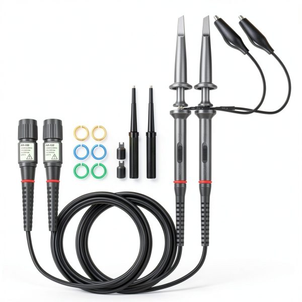 Hantek PP-200 Oscilloscope Probes 200MHz Pack of 2 x1/x10 Attenuation-0