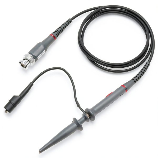 2pcs P6020 Upgraded Oscilloscope Clip Probes Kit 20MHz Fully Insulated BNC End Probe with Accessories Kit 1X 10X (Pack of 2)-7