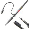 2pcs P6020 Upgraded Oscilloscope Clip Probes Kit 20MHz Fully Insulated BNC End Probe with Accessories Kit 1X 10X (Pack of 2)-2