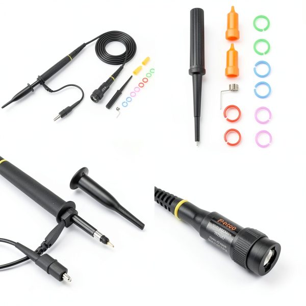 P4060 High Voltage Differential Probe, Oscilloscope Probe, 2000V 60MHz 1:100 Oscilloscope Scope Probe-1
