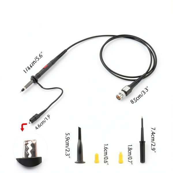 Oscilloscope Clip Probe Sumnacon 100MHz 600V DC 10:1/1:1 Switchable-2